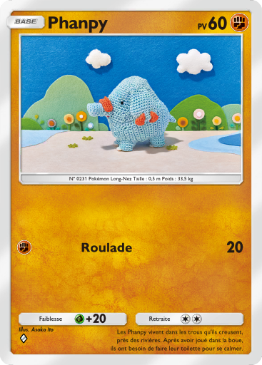 Carte Pokémon TCG Pocket Lumière Triomphale Phanpy