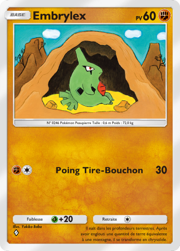 Carte Pokémon TCG Pocket Lumière Triomphale Embrylex