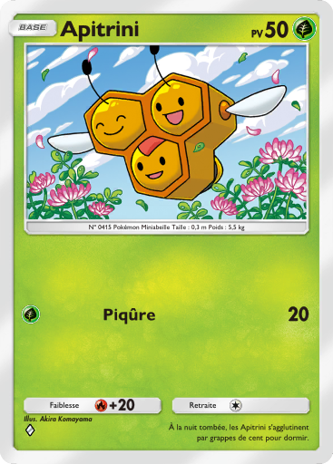 Carte Pokémon TCG Pocket Lumière Triomphale Apitrini