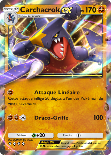 Carte Pokémon TCG Pocket Lumière Triomphale Carchacrok-ex