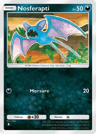 Carte Pokémon TCG Pocket Lumière Triomphale Nosferapti