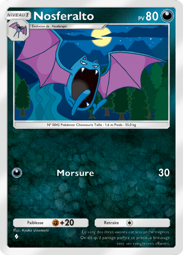 Carte Pokémon TCG Pocket Lumière Triomphale Nosferalto