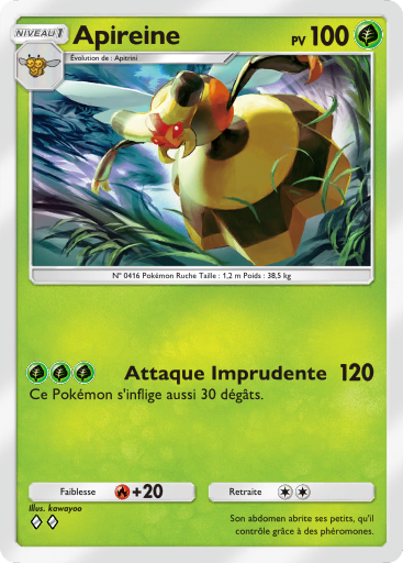 Carte Pokémon TCG Pocket Lumière Triomphale Apireine