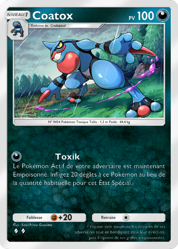 Carte Pokémon TCG Pocket Lumière Triomphale Coatox