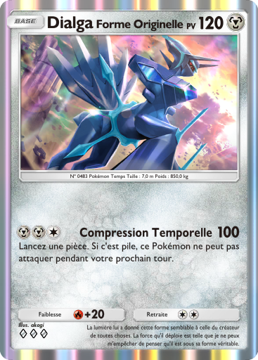 Carte Pokémon TCG Pocket Lumière Triomphale Dialga[Text:Char v="FOUR-PER-EM-SPACE" ][Text:AdditionalName v="ADDITIONAL_NAME_Origin" type="origin" ]