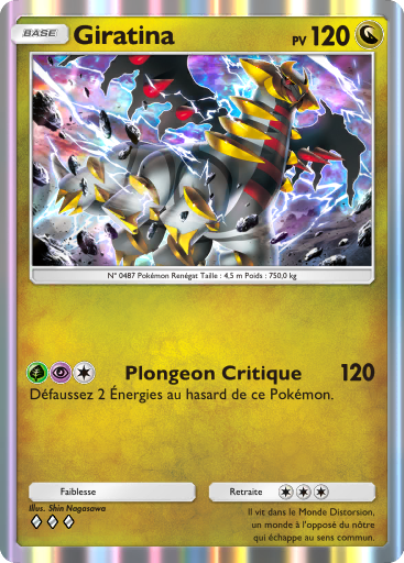 Carte Pokémon TCG Pocket Lumière Triomphale Giratina