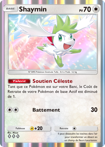 Carte Pokémon TCG Pocket Lumière Triomphale Shaymin