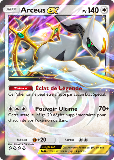 Carte Pokémon TCG Pocket Lumière Triomphale Arceus-ex