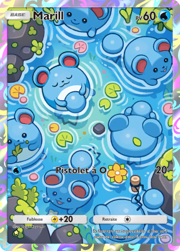 Carte Pokémon TCG Pocket Lumière Triomphale Marill