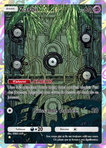 Carte Pokémon TCG Pocket Lumière Triomphale Zarbi