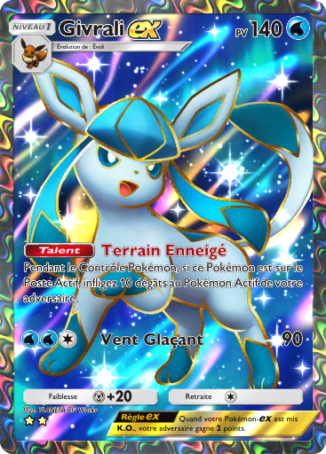 Carte Pokémon TCG Pocket Lumière Triomphale Givrali-ex