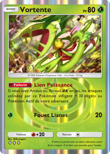 Carte Pokémon TCG Pocket Lumière Triomphale Vortente
