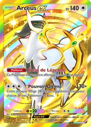 Carte Pokémon TCG Pocket Lumière Triomphale Arceus-ex